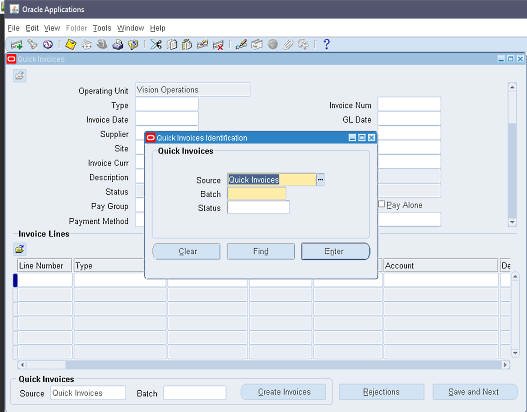 quick invoices form