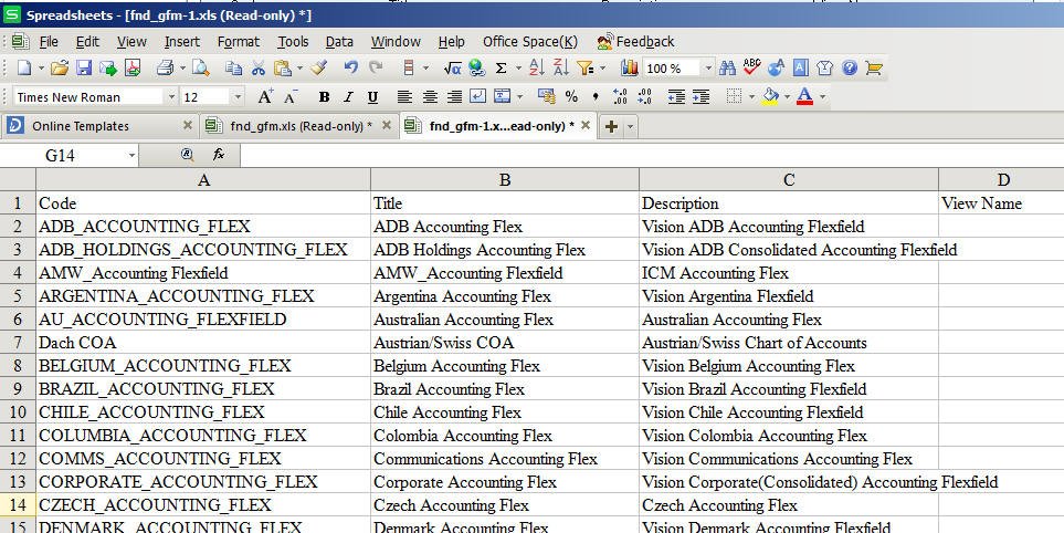 Data Loader : Data Exported from Oracle EBS Form