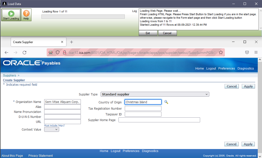 Data Loader: Load finished
