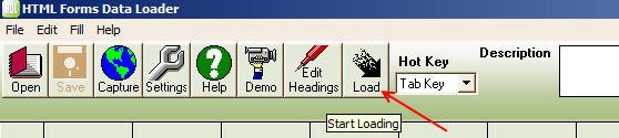 Load button in Data Loader