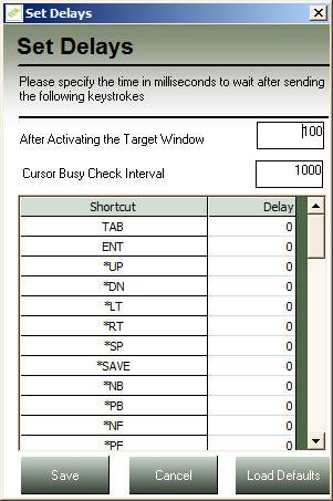 Define delays in data loader