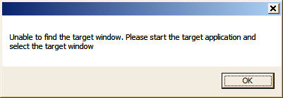 dataloader target window not existing warning