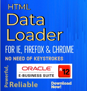 html dataloader for oracle r12