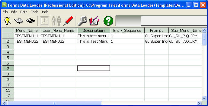 Data Loader Record and Playback Template