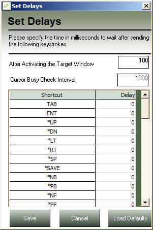 Define delays in data loader